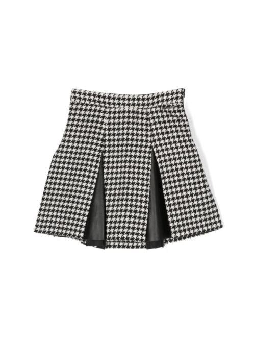 TWINSET GONNA CORTA MOTIVO PLISSE