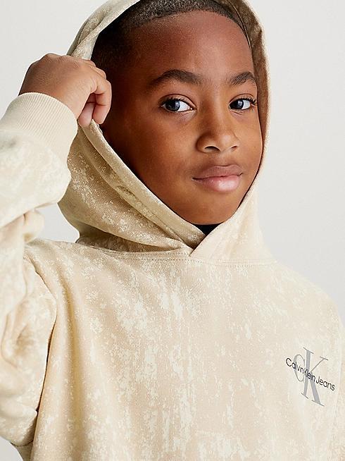 CALVIN KLEIN JEANS SECOND SKIN AOP HOODIE