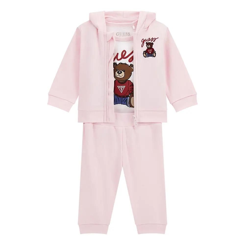 GUESS SET ACTIVE TOP+LS BODY+PANTS