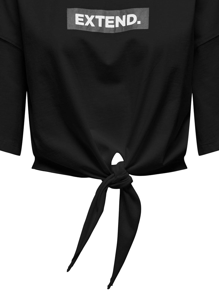 ONLY ONLSERENA LIFE S/S O-NECK KNOT TOP XTJRS