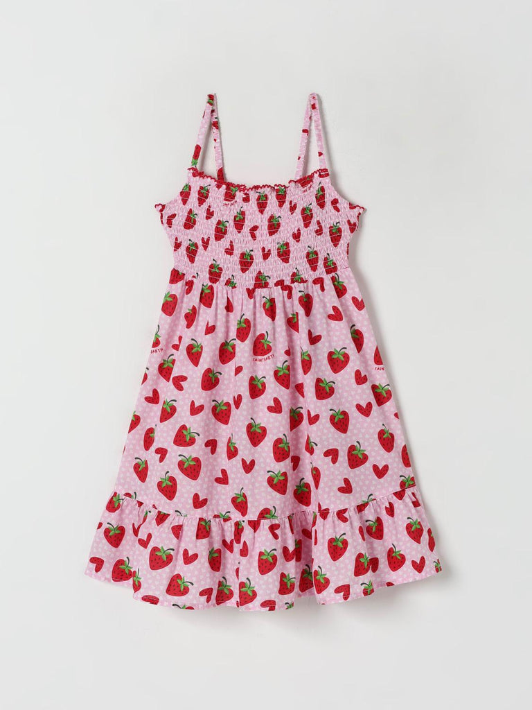 MC2 SAINT BARTH GIRL SHIRRED SHORT DRESS