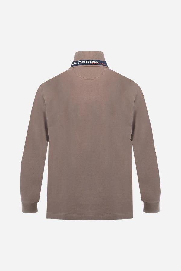 LA MARTINA MAN L/S POLO PIQUET STRETCH