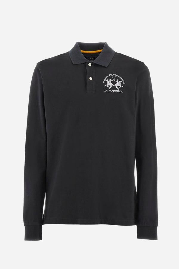 LA MARTINA MAN POLO L/S PIQUET STRETCH