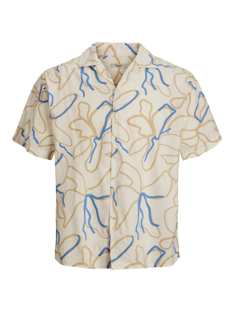 JACK AND JONES JPRBLATROPIC RESORT SHIRT S/S RELAX SN