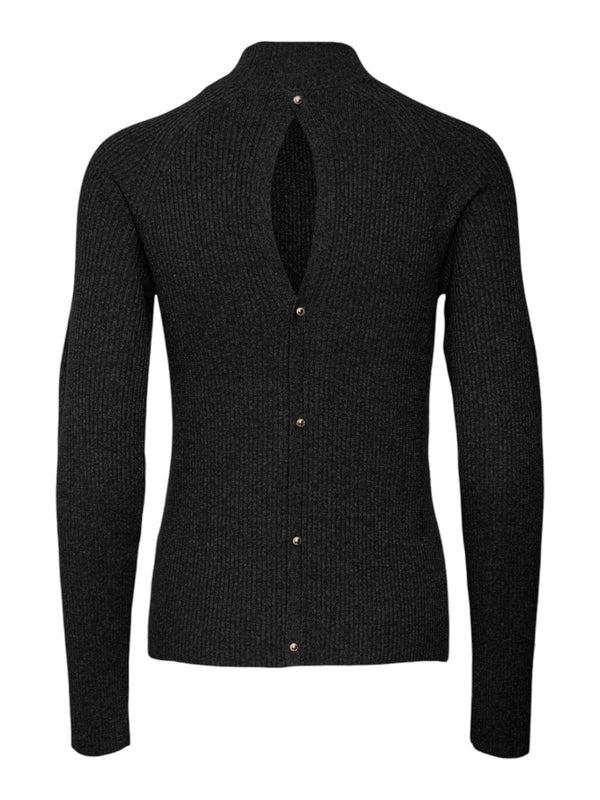 VERO MODA VMAVERY LS HIGHNECK CUTOUT PULLOVER GA