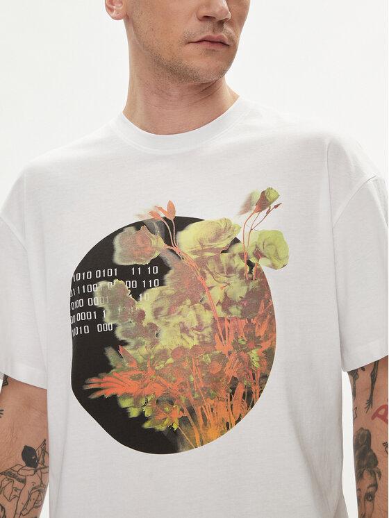 JACK AND JONES JCOFLORAL TEE SS CREW NECK GC