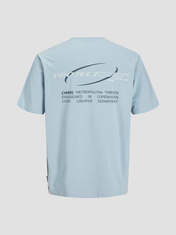 JACK AND JONES JCOPACER BACK PRINT TEE SS CREW NECK