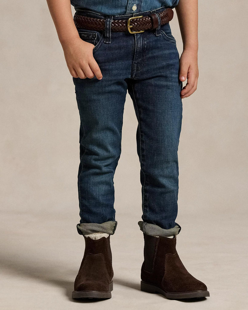 RALPH LAUREN ELDRIDGE SKN-BOTTOMS-DENIM