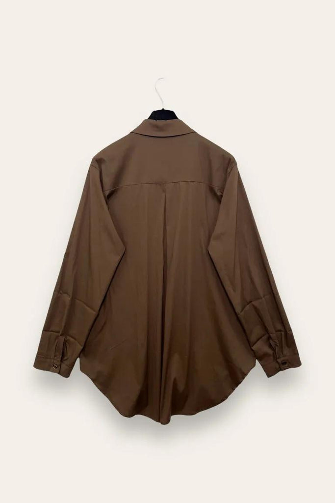 LOVEme Camicia over in tinta unita