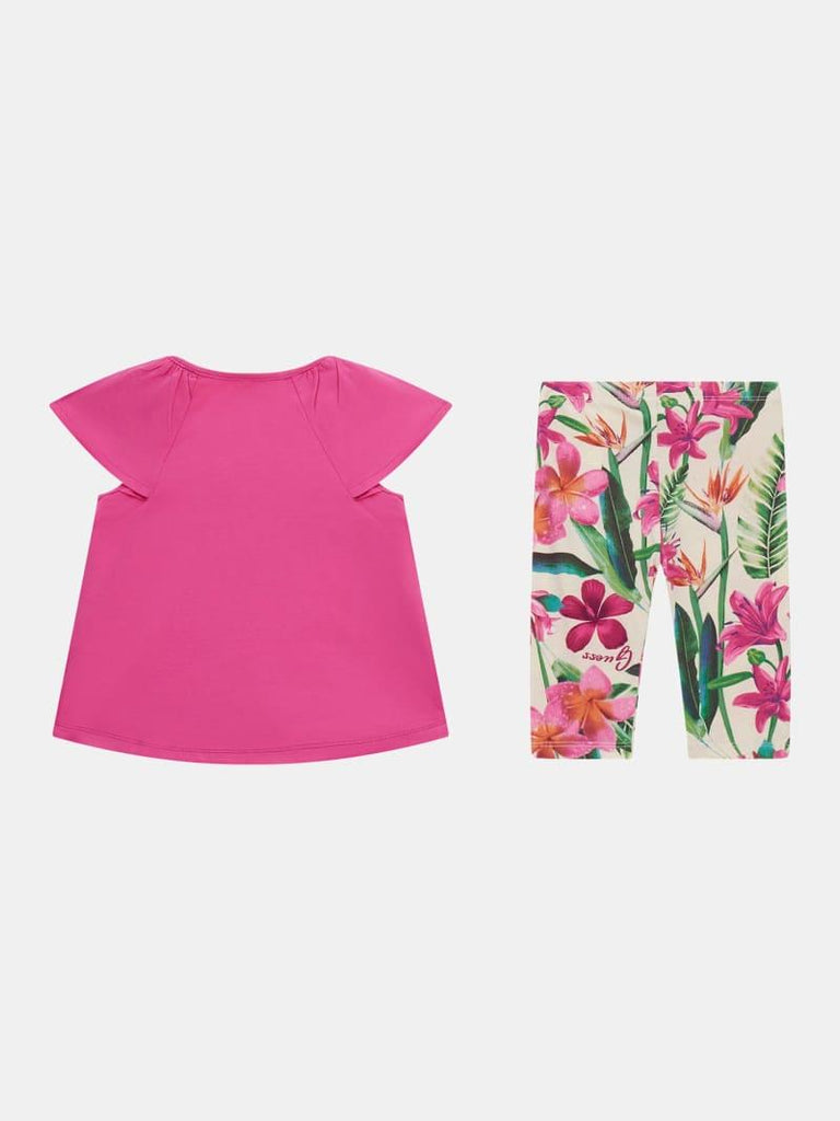 GUESS SET SS T-SHIRT+LEGGI