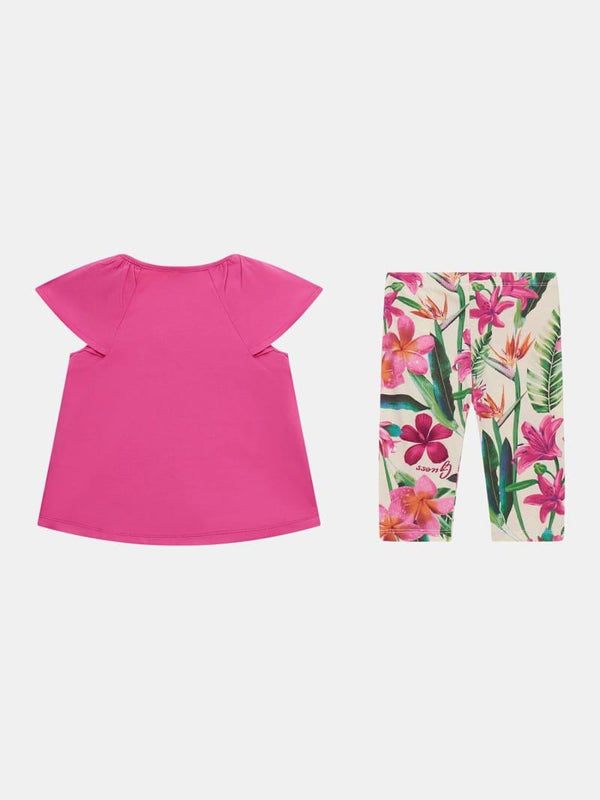 GUESS SET SS T-SHIRT+LEGGI
