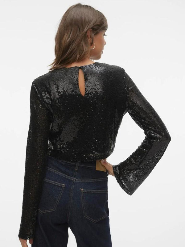 VERO MODA VMKAJE LS CROP TOP JRS