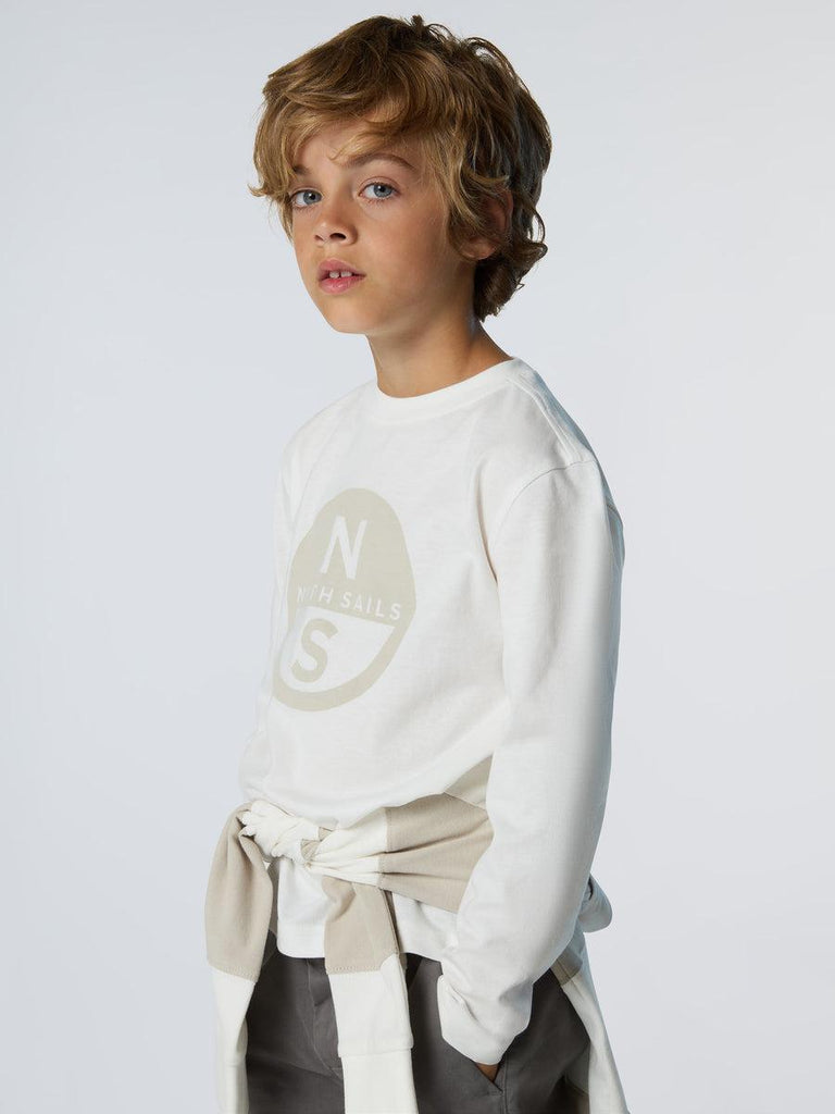 NORTH SAILS T SHIRT  LONG SLEEVE  W/GRAPHIC