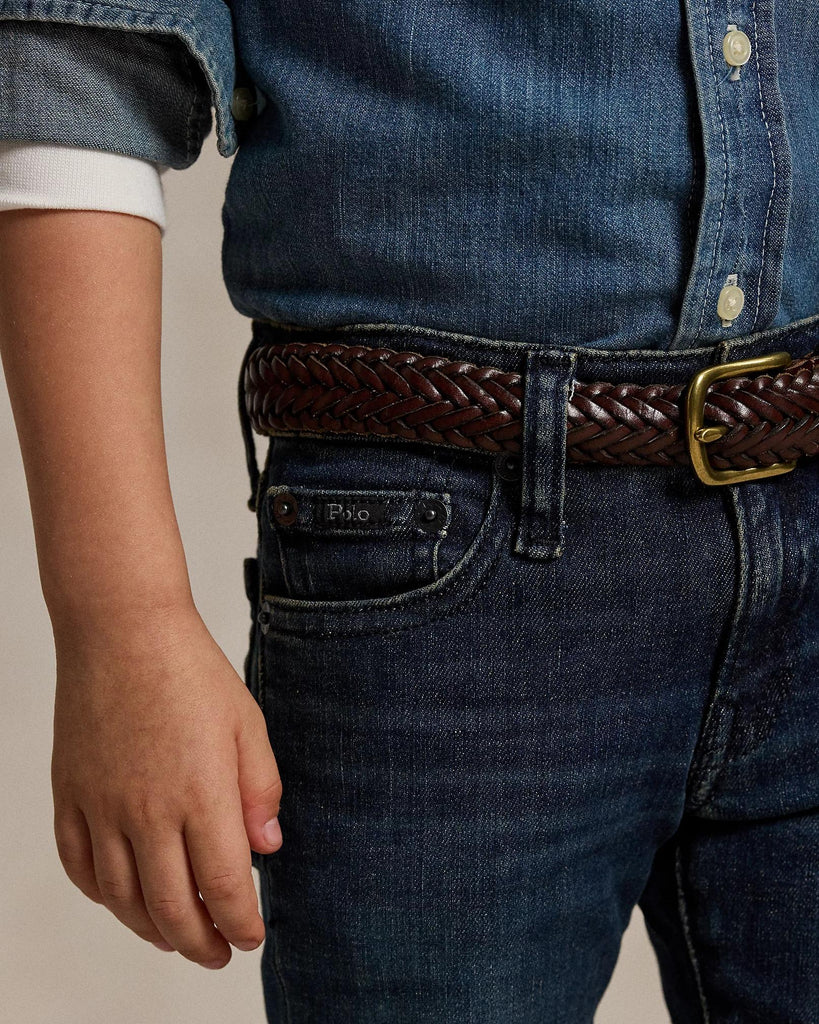 RALPH LAUREN ELDRIDGE SKN-BOTTOMS-DENIM