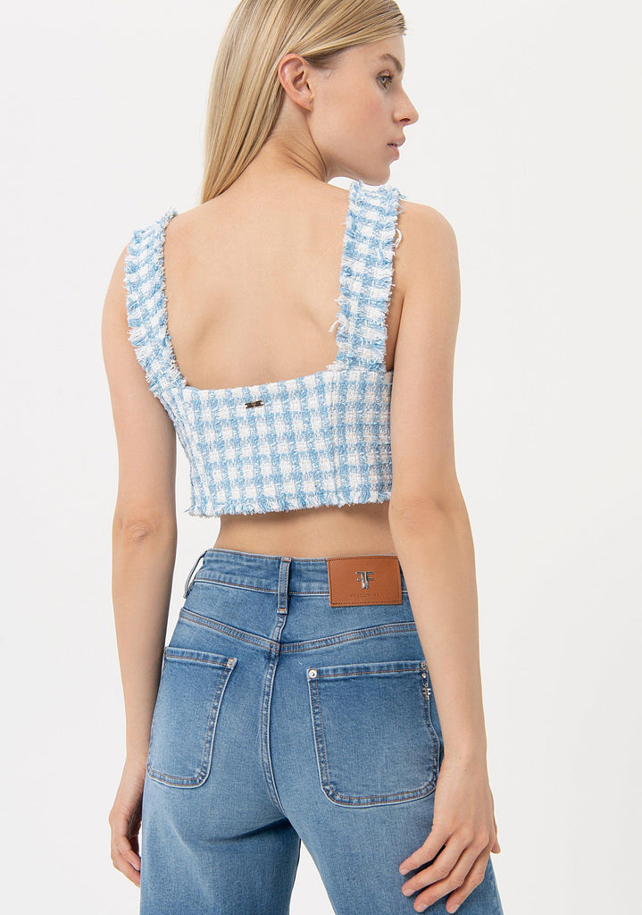 FRACOMINA BUSTIER SKYWHITE