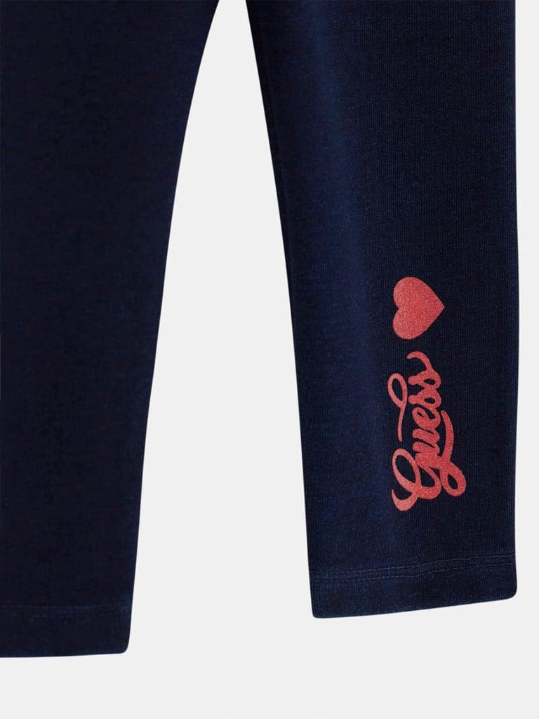 GUESS SET LS T-SHIRT+KNIT DENIM PANT