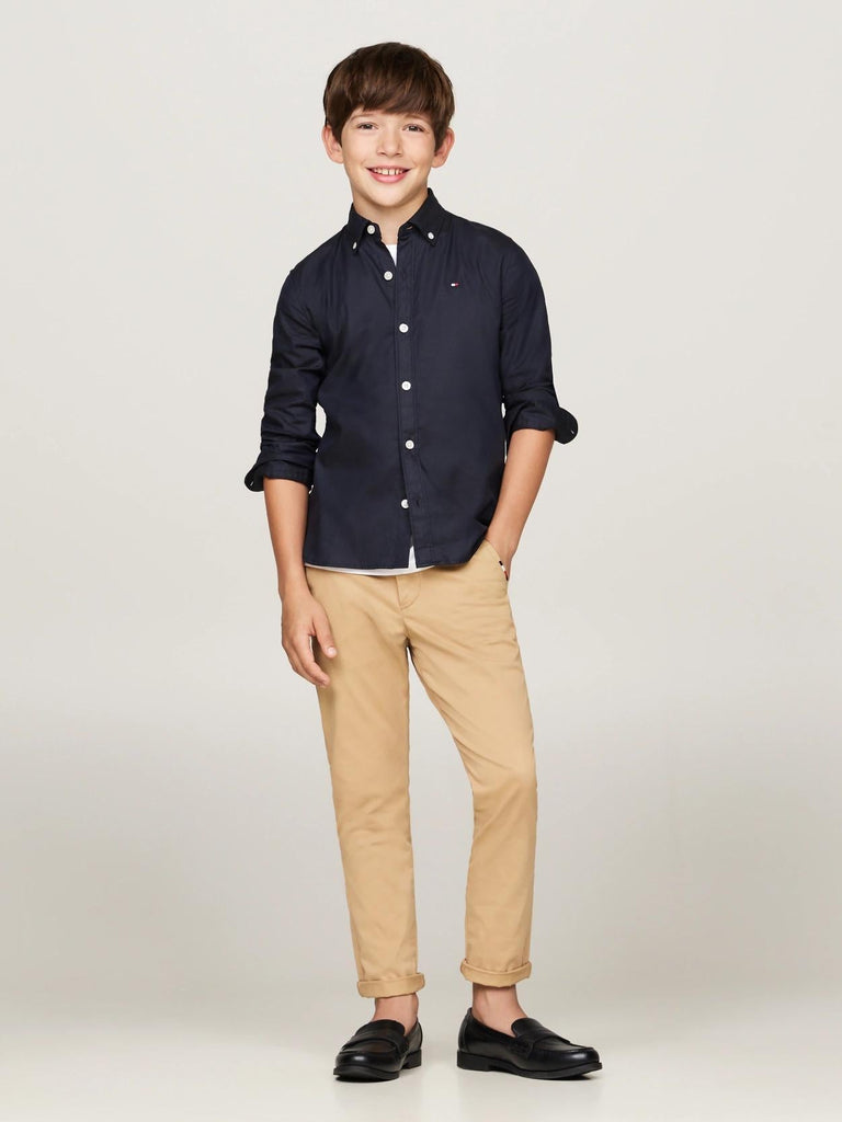 TOMMY HILFIGER DOBBY REGULAR SHIRT LS