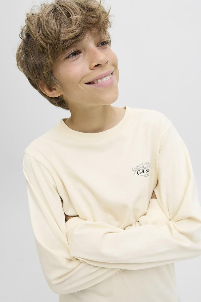 JACK JONES KIDS JJMAKOTO TEE LS CREW NECK JNR