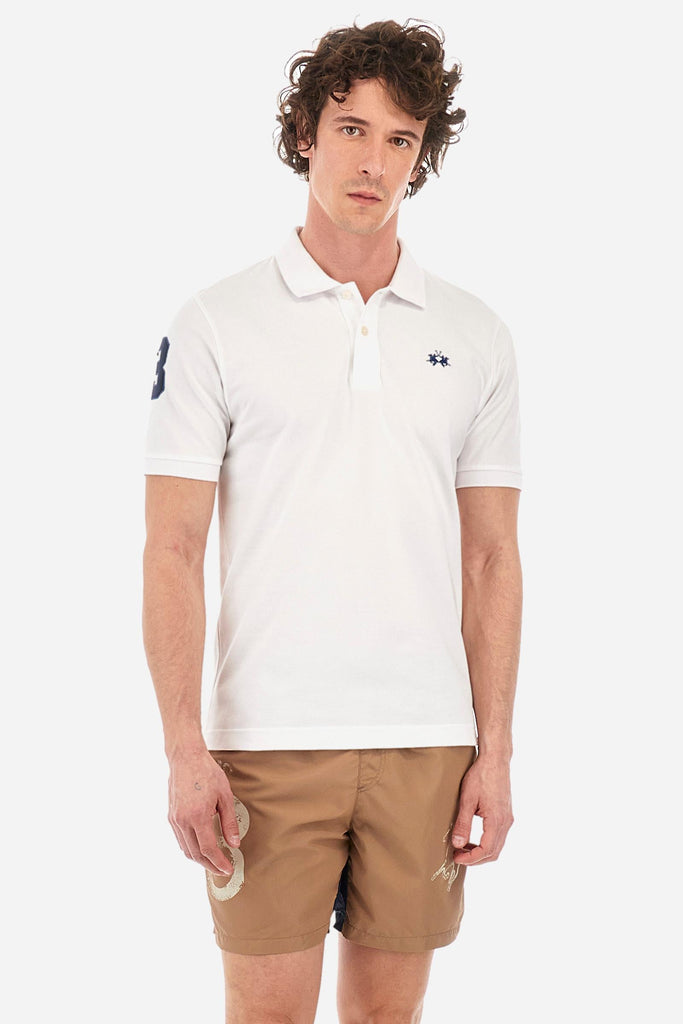 LA MARTINA MAN POLO S/S PIQUET STRETCH
