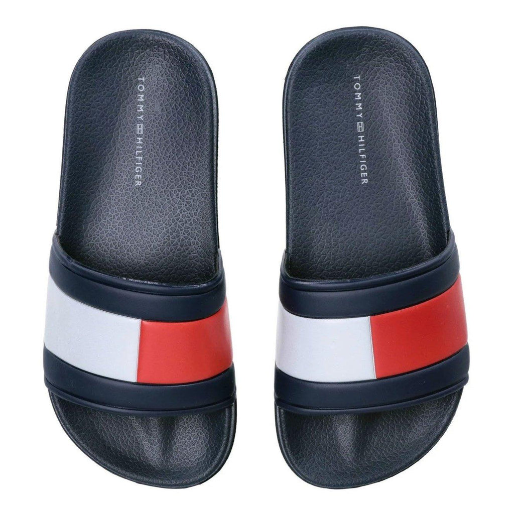 TOMMY HILFIGER CIABATTA MARE STAMPA FLAG