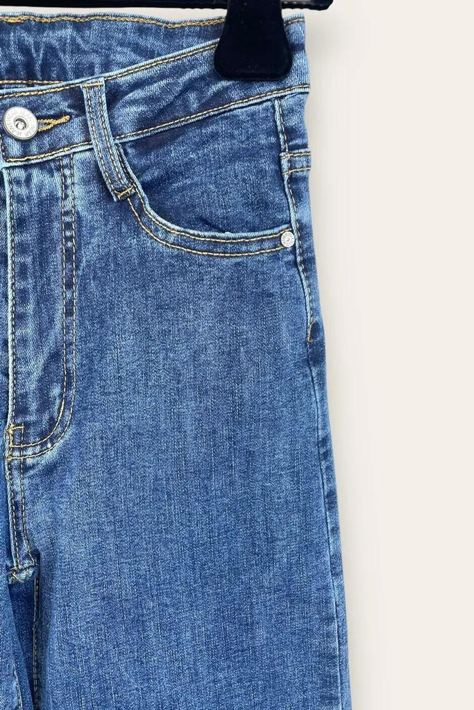 LOVEme Jeans a palazzo con orlo alto