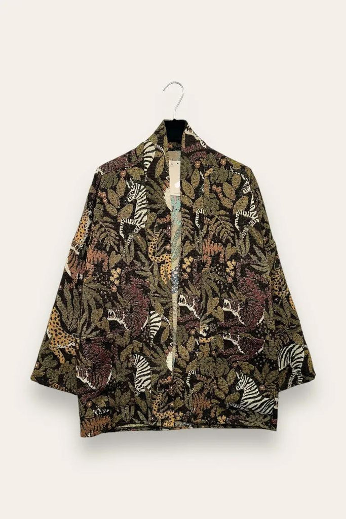 LOVEme Giacca a cardigan damascata