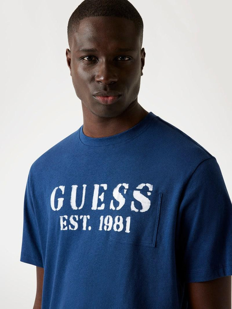 GUESS CN SL MARINA PRINT TEE