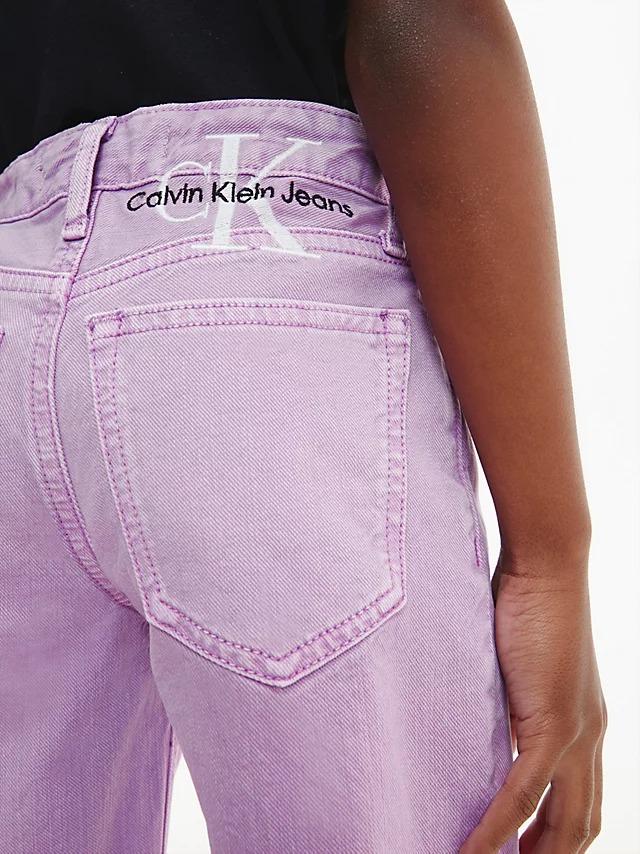 CALVIN KLEIN JEANS WIDE LEG HR IRIS ORCHID