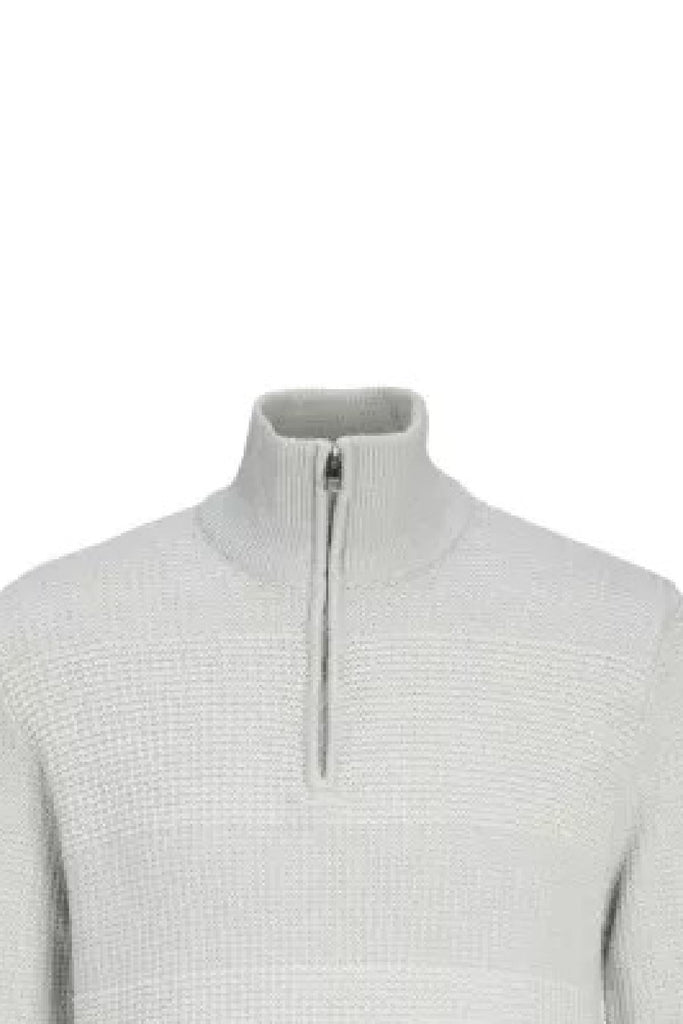 JACK AND JONES JJHUGO KNIT HALF ZIP