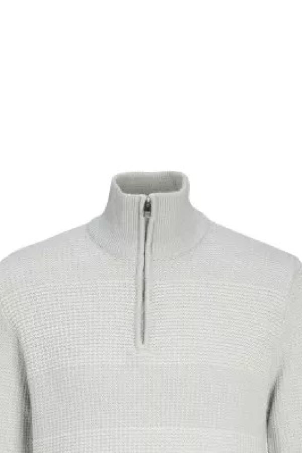 JACK AND JONES JJHUGO KNIT HALF ZIP