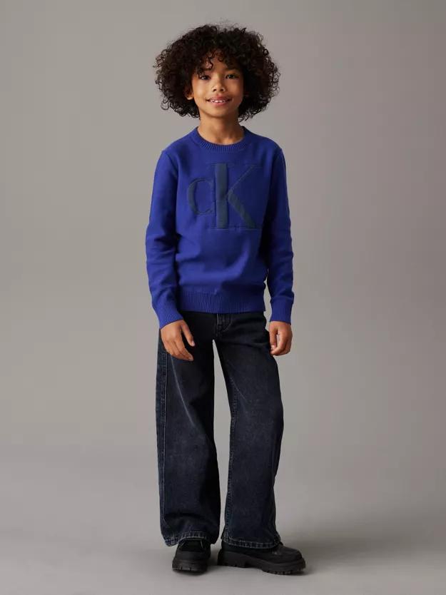 CALVIN KLEIN MONOGRAM REG. SWEATER