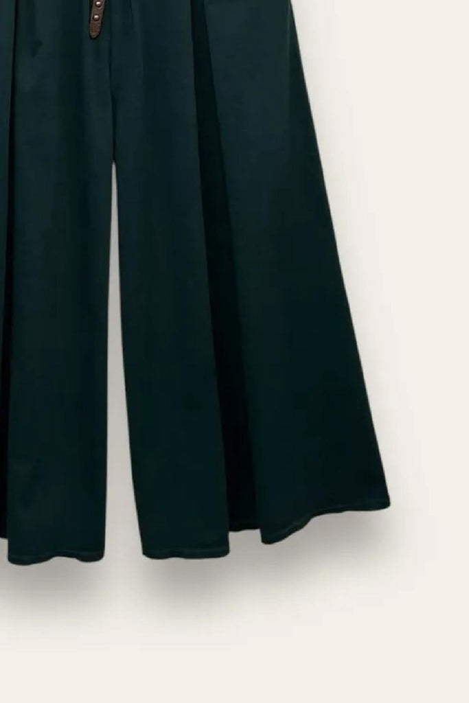 LOVEme Pantalone a pieghe, elastico retro vita