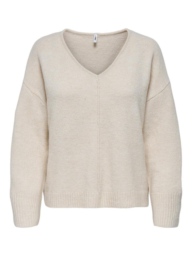 ONLY ONLWHITNEY LIFE LS V-NECK KNT