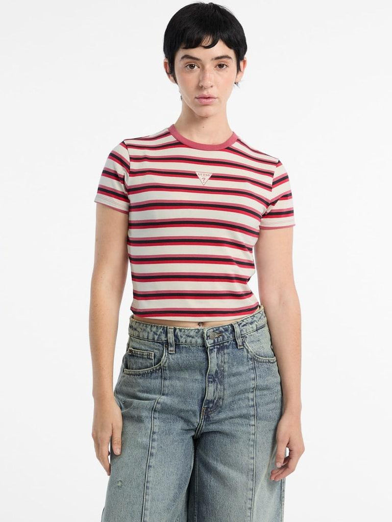 GUESS GO CORE STRIPE BABY TEE