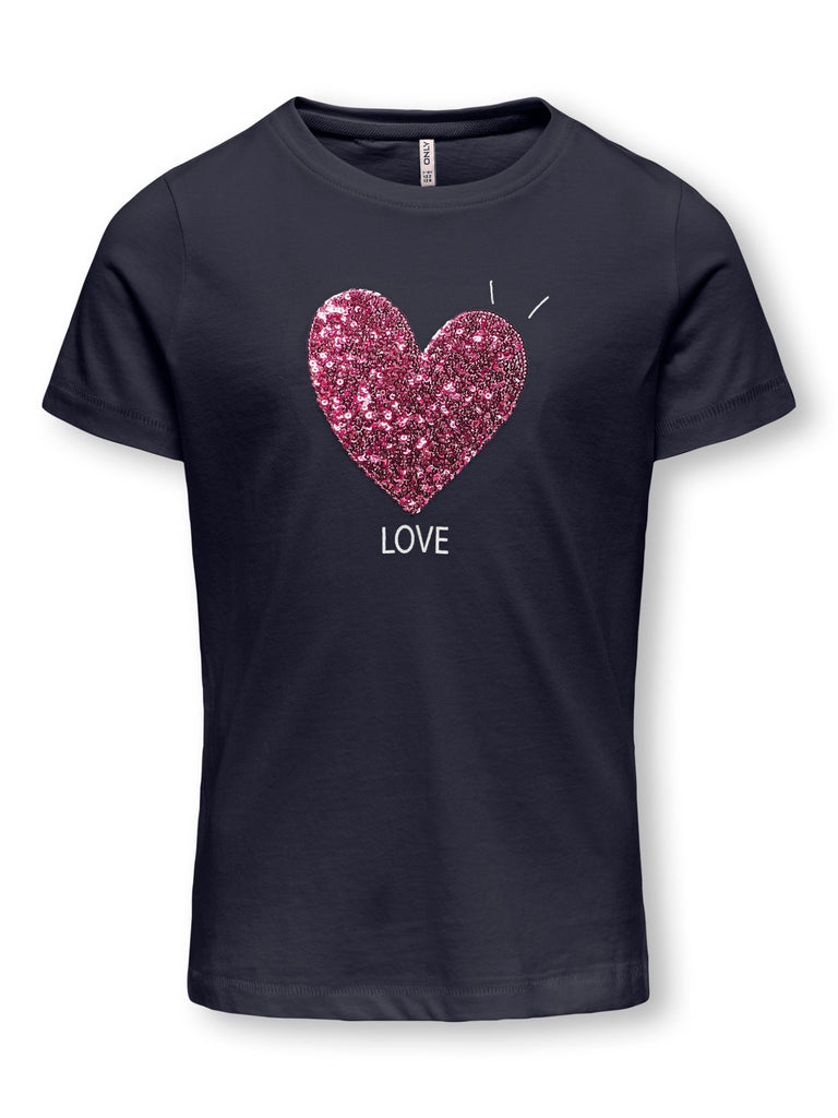 ONLY KIDS KOGCANDY LIFE SS PRINT TOP JRS