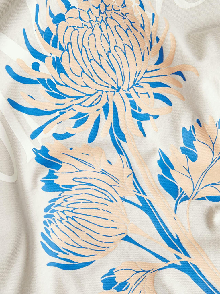 JACK AND JONES JJCHARGE PRINTED TEE SS CREW NECK LN