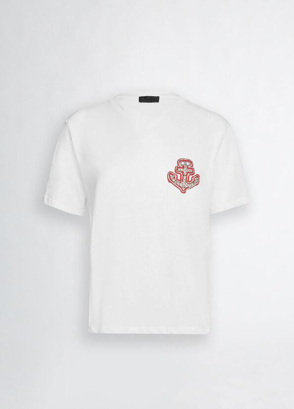 LIU JO T-SHIRT RICAMATA