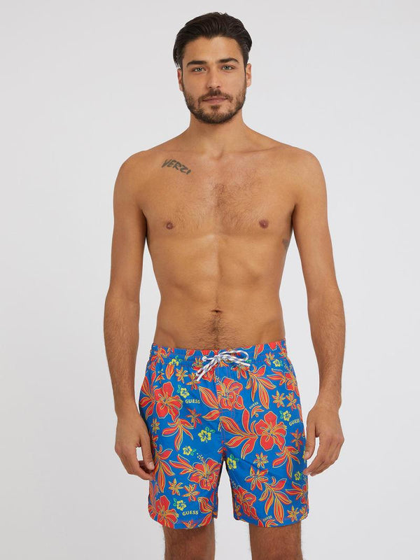 GUESS SWIMTRUNK MEDIUM IBISCUS AOP