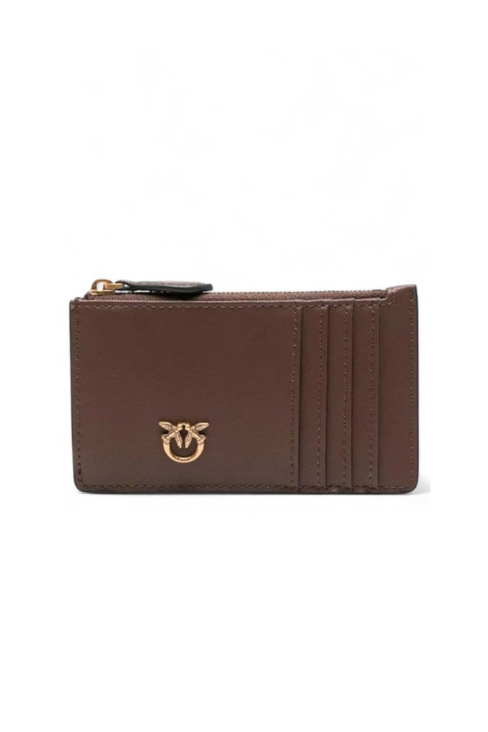 PINKO AIRONE CARDHOLDER  VITELLO SETA