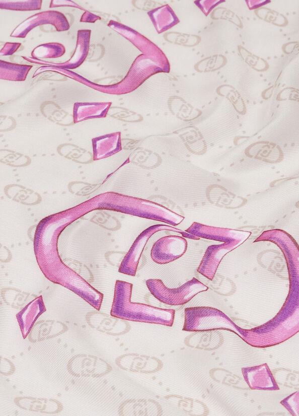 LIU JO STOLA LOGO SKETCH 90X180