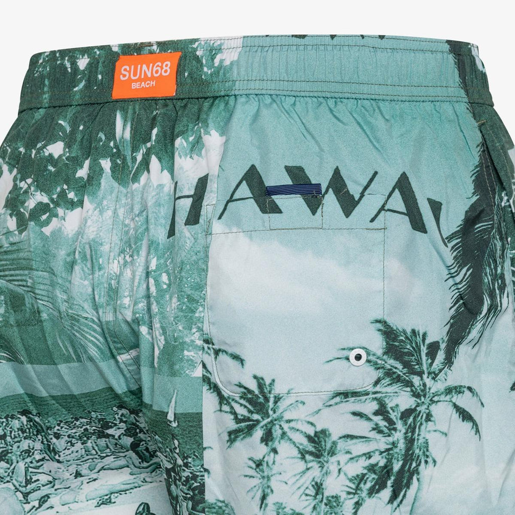 SUN68 SWIM PANT LANDSCAPE