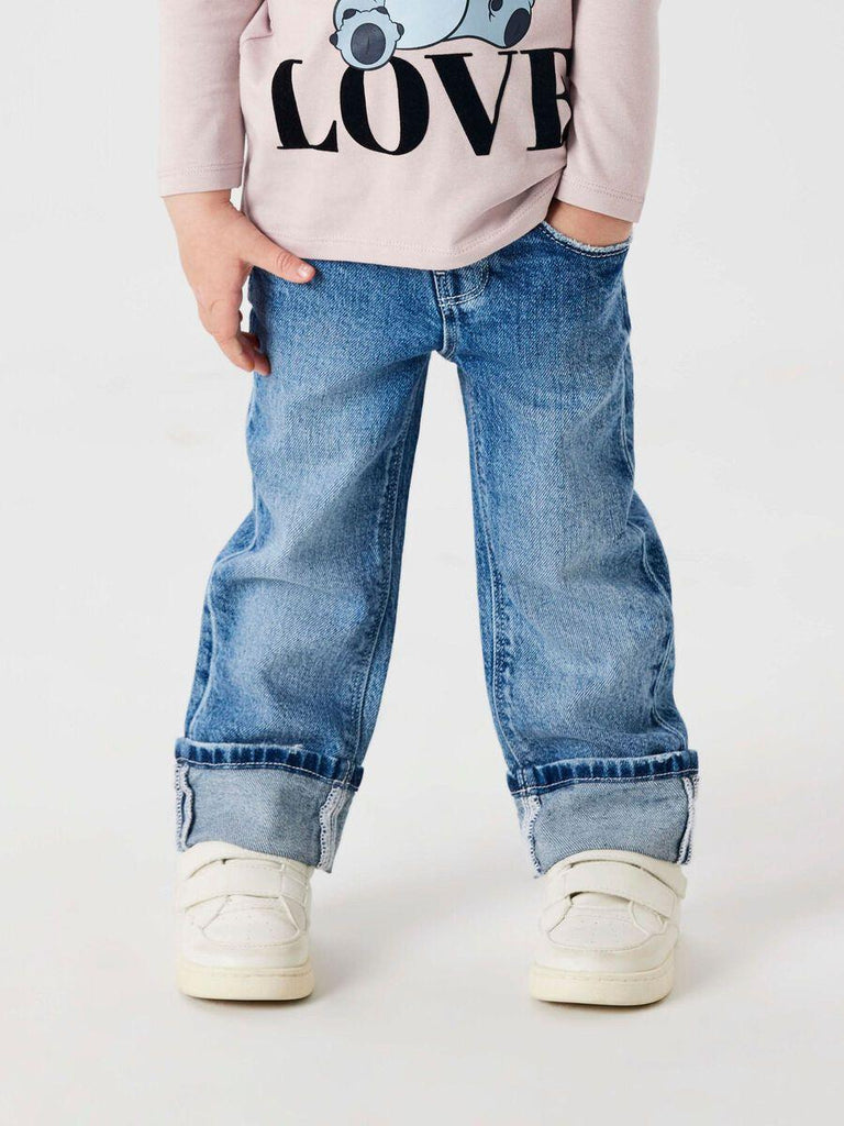 NAME.IT NMFROSE STRAIGHT FOLD JEANS 4224-AZ NOOS