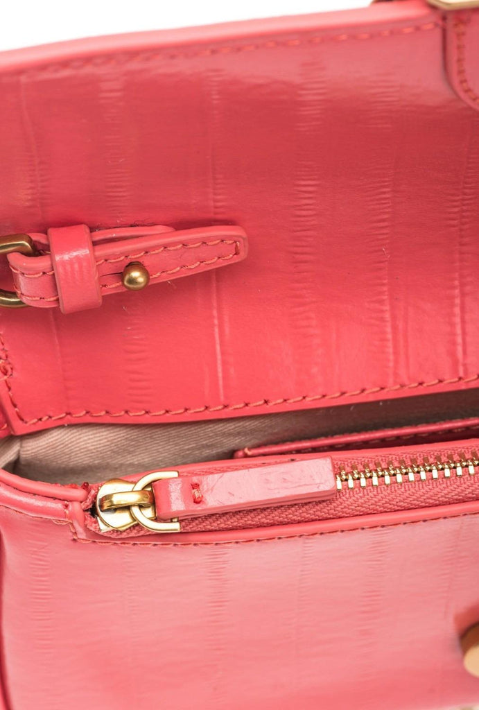 PINKO LOVE ONE POCKET C PELLE VERNIC