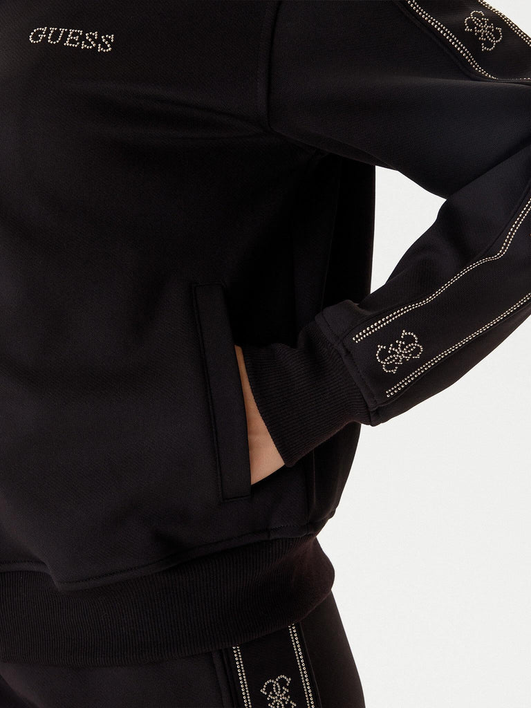 GUESS OCTAVIA HIGH NECK FULL-ZIP SWE