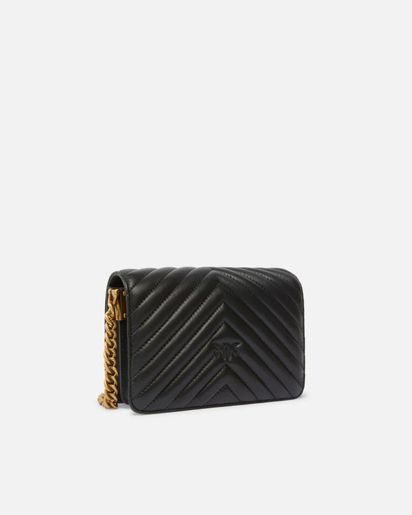 PINKO LOVE CLICK MINI  SHEEP NAPPA CHEVRON