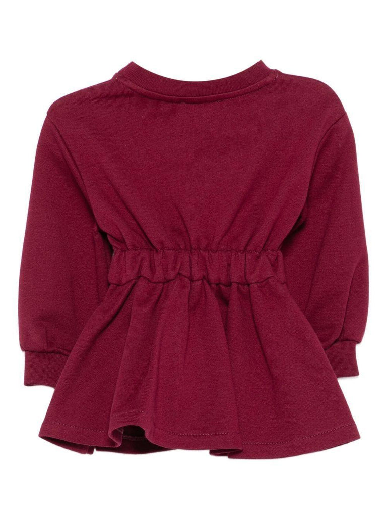 ELISABETTA FRANCHI La Mia Bambina ABITO IN FELPA CON RICAMO EF