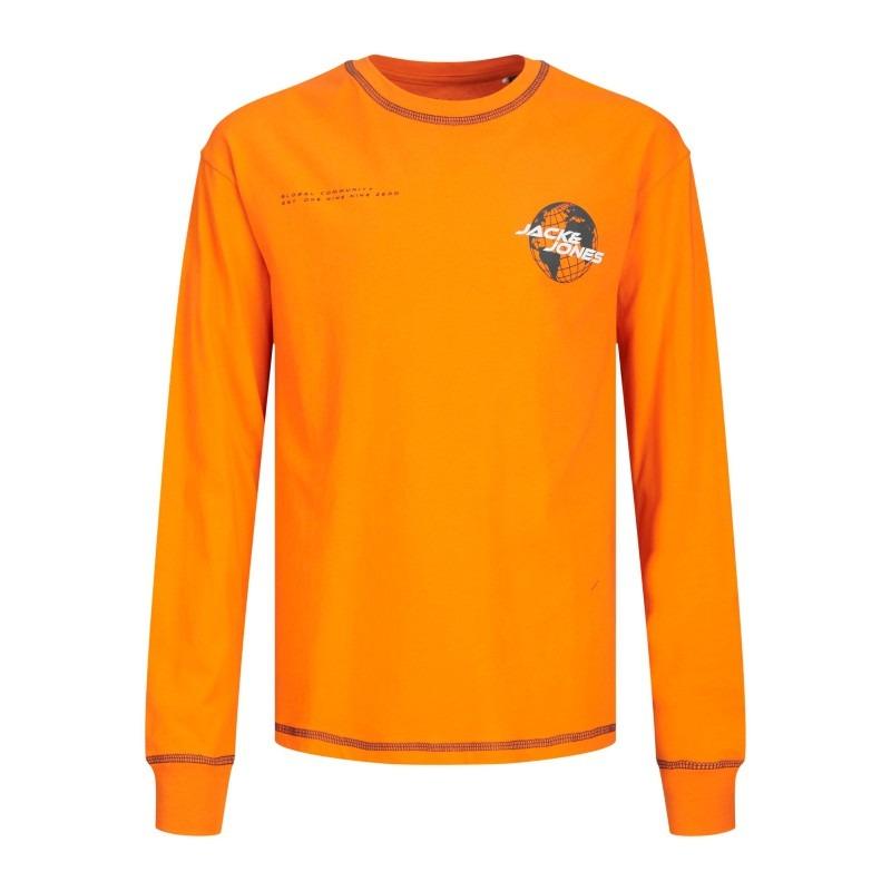 JACK JONES KIDS JCOLIFT CUFFED TEE LS CREW NECK JNR