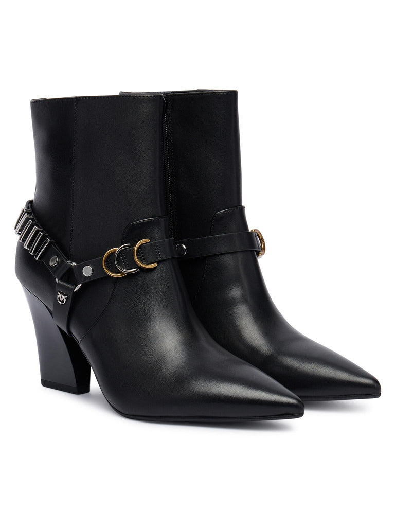 PINKO VIOLA 02 - ANKLE BOOT CALF LEATHER