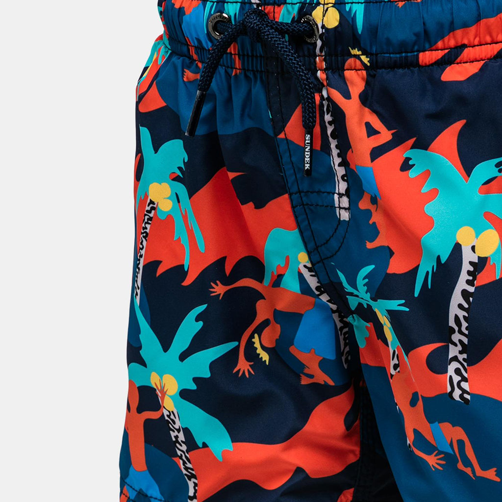 SUNDEK PRINTED SWIM TRUNKS