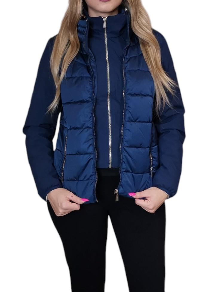 YES ZEE GIUBBINO DONNA TRAPUNTATO,FINTO GILET STACCABIL